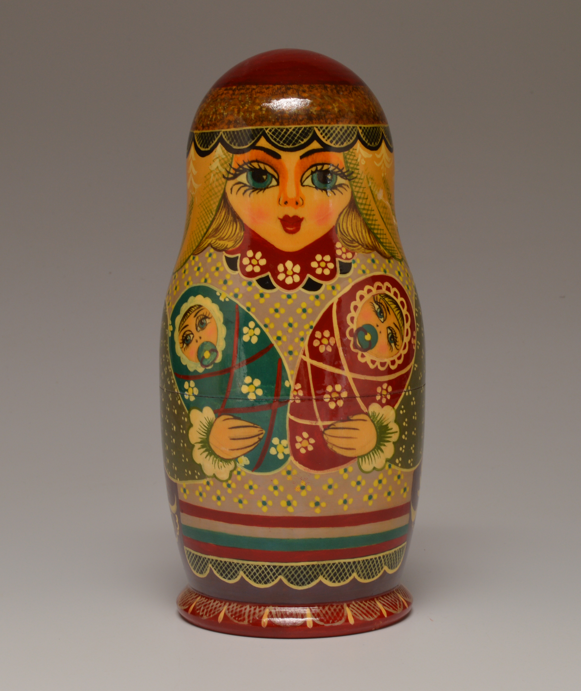 Hand-Painted Russian Nesting Doll