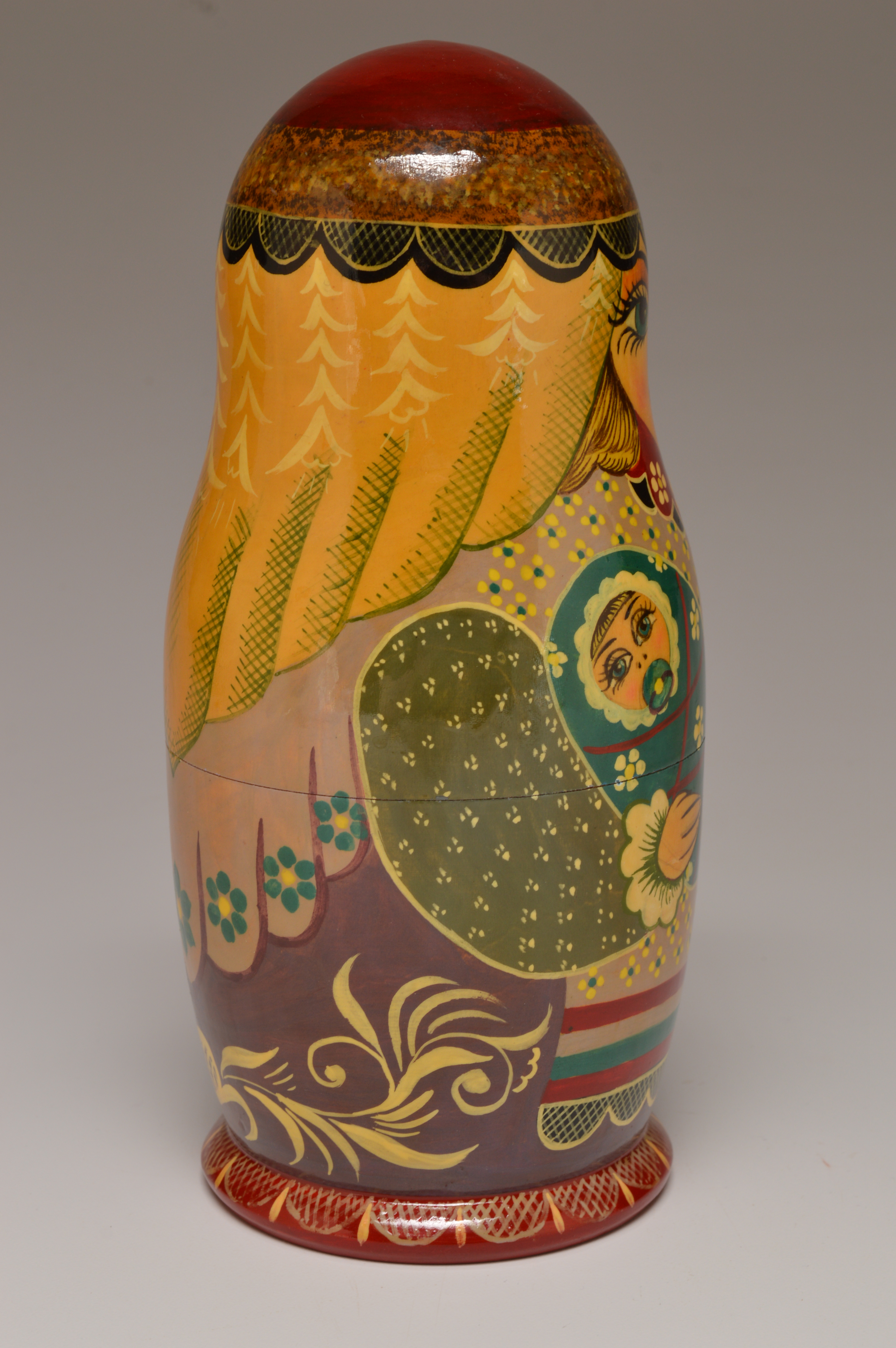 Hand-Painted Russian Nesting Doll