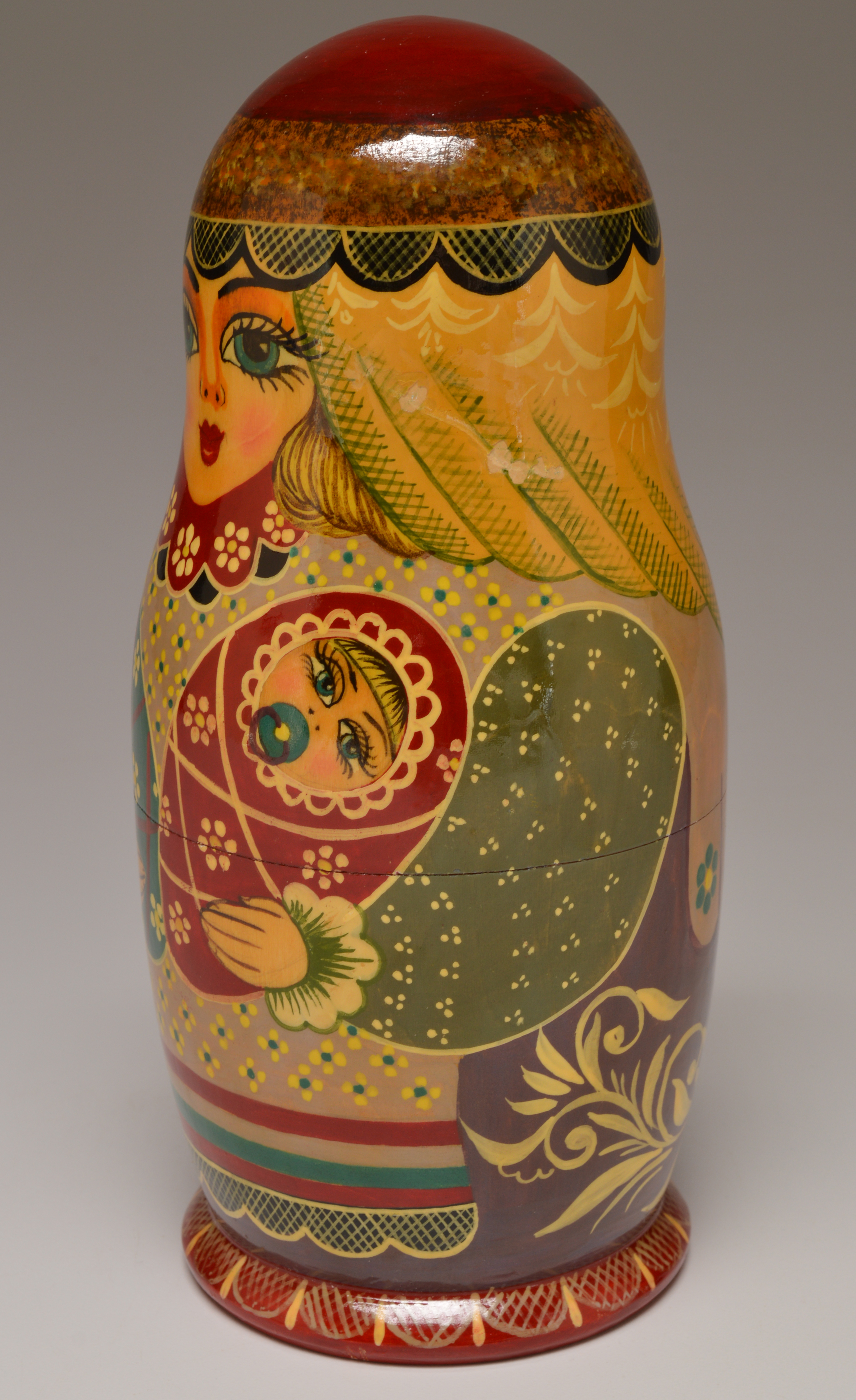Hand-Painted Russian Nesting Doll