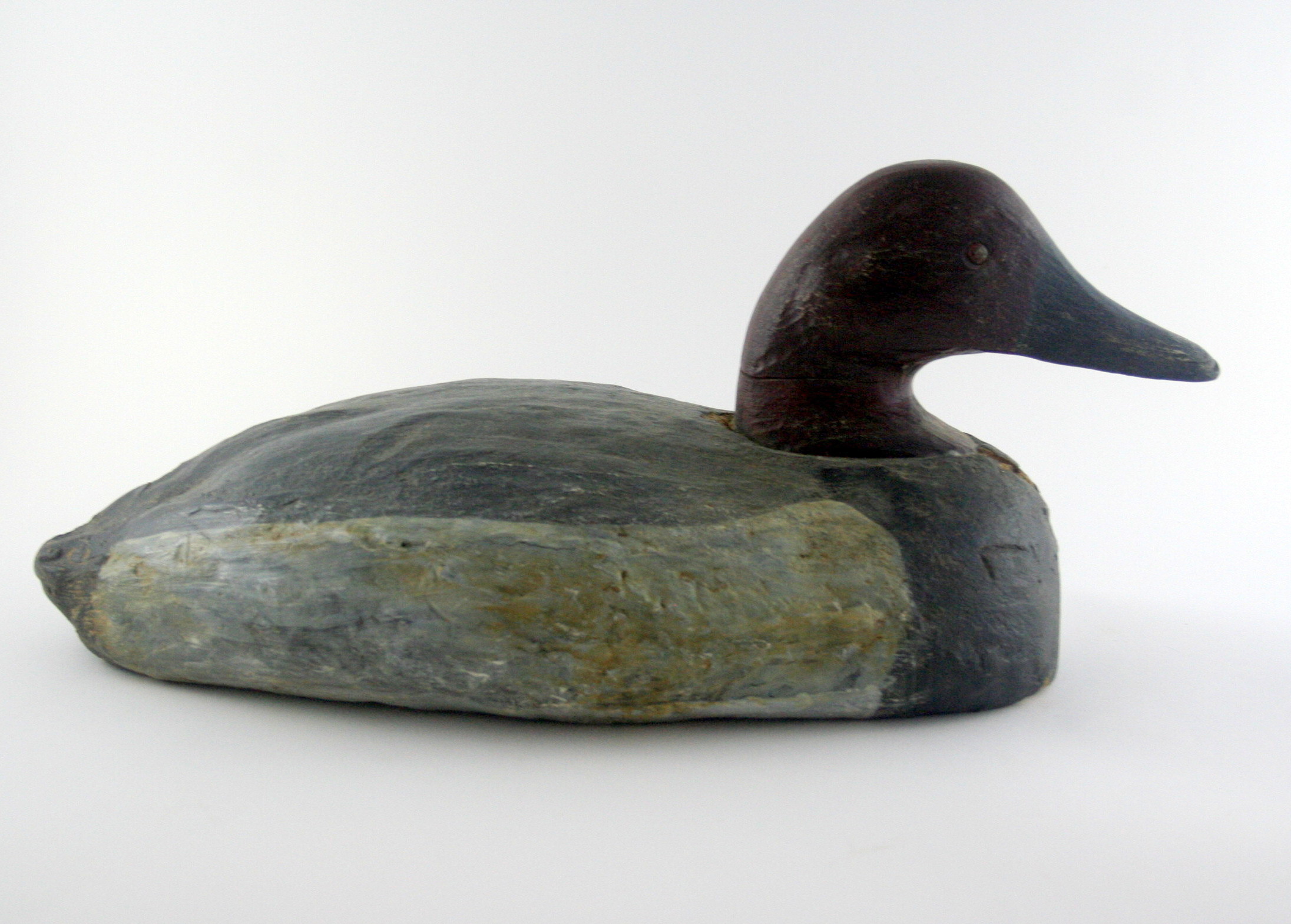 Vintage Hand-Carved Duck Decoy