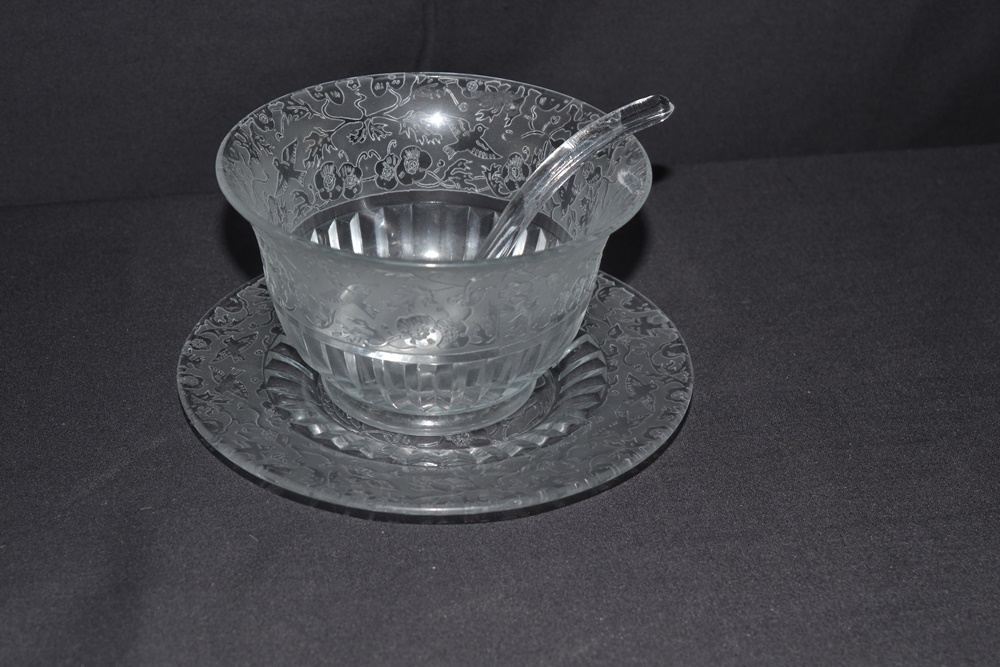 Vintage Cut Glass Serving Items