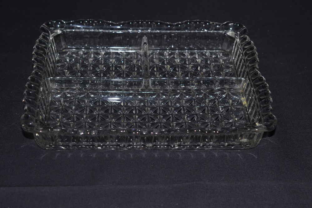 Vintage Cut Glass Serving Items