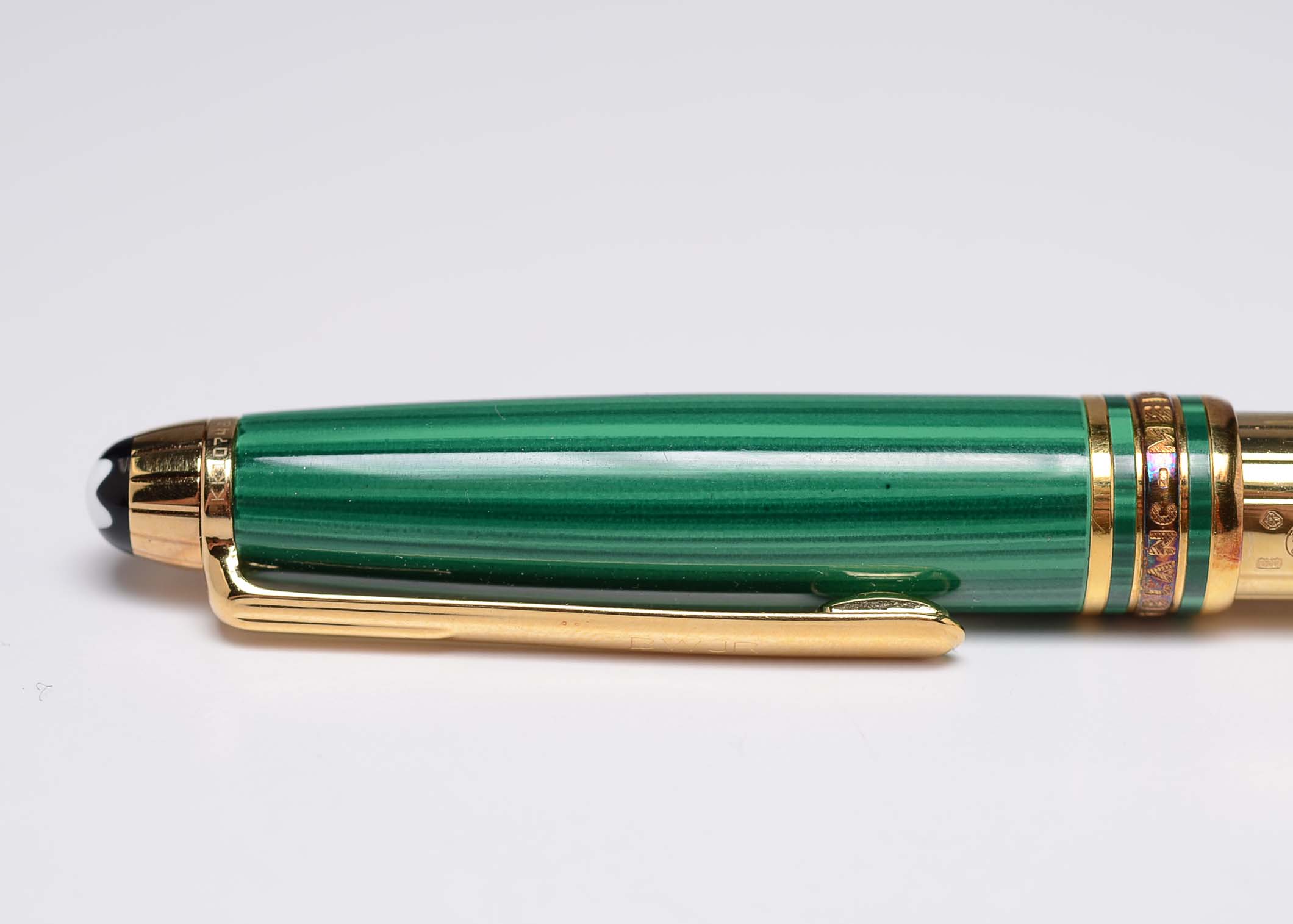 Montblanc Czar Nikolai Malachite Vermeil Le Grand Rollerball Pen
