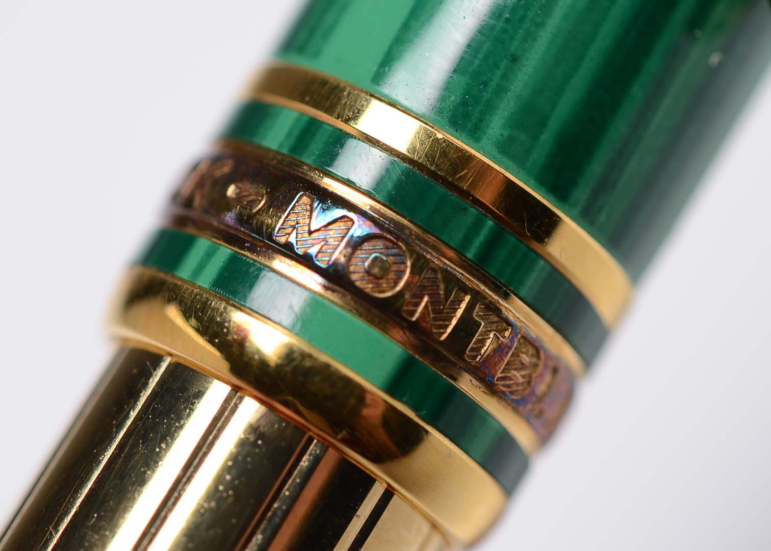 Montblanc Czar Nikolai Malachite Vermeil Le Grand Rollerball Pen