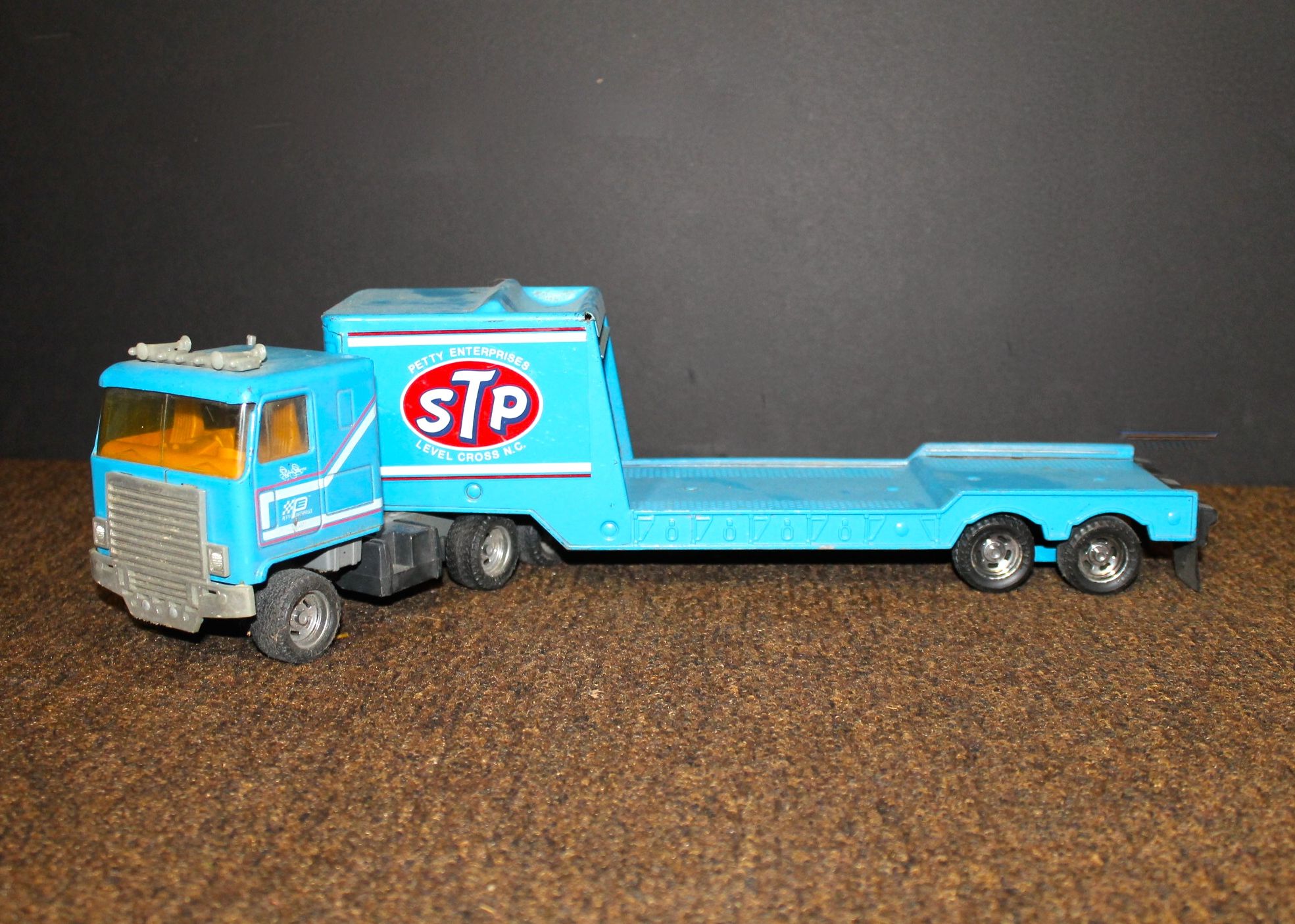 Vintage Pair of Toy Semi-Tractors