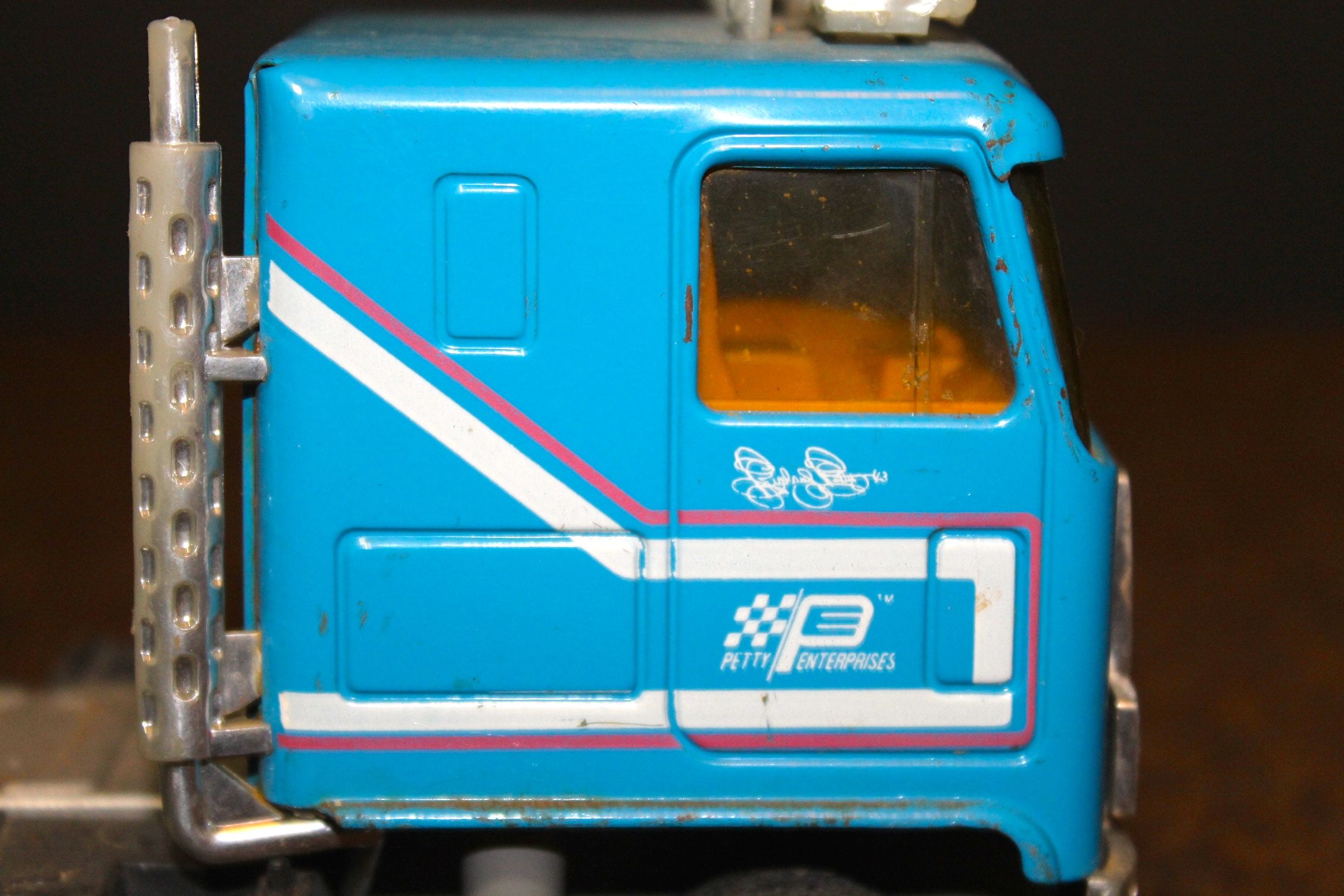 Vintage Pair of Toy Semi-Tractors