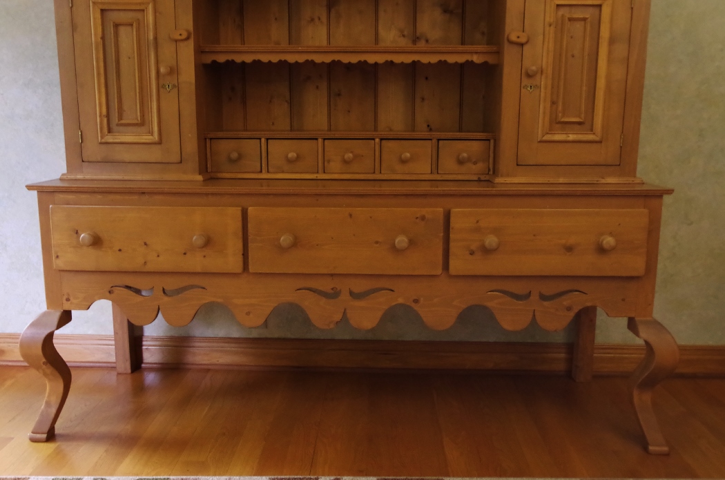 Custom Built China Hutch, in the French Country Style