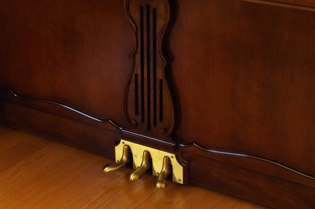 Wurlitzer Upright Piano in Cherry Cabinet