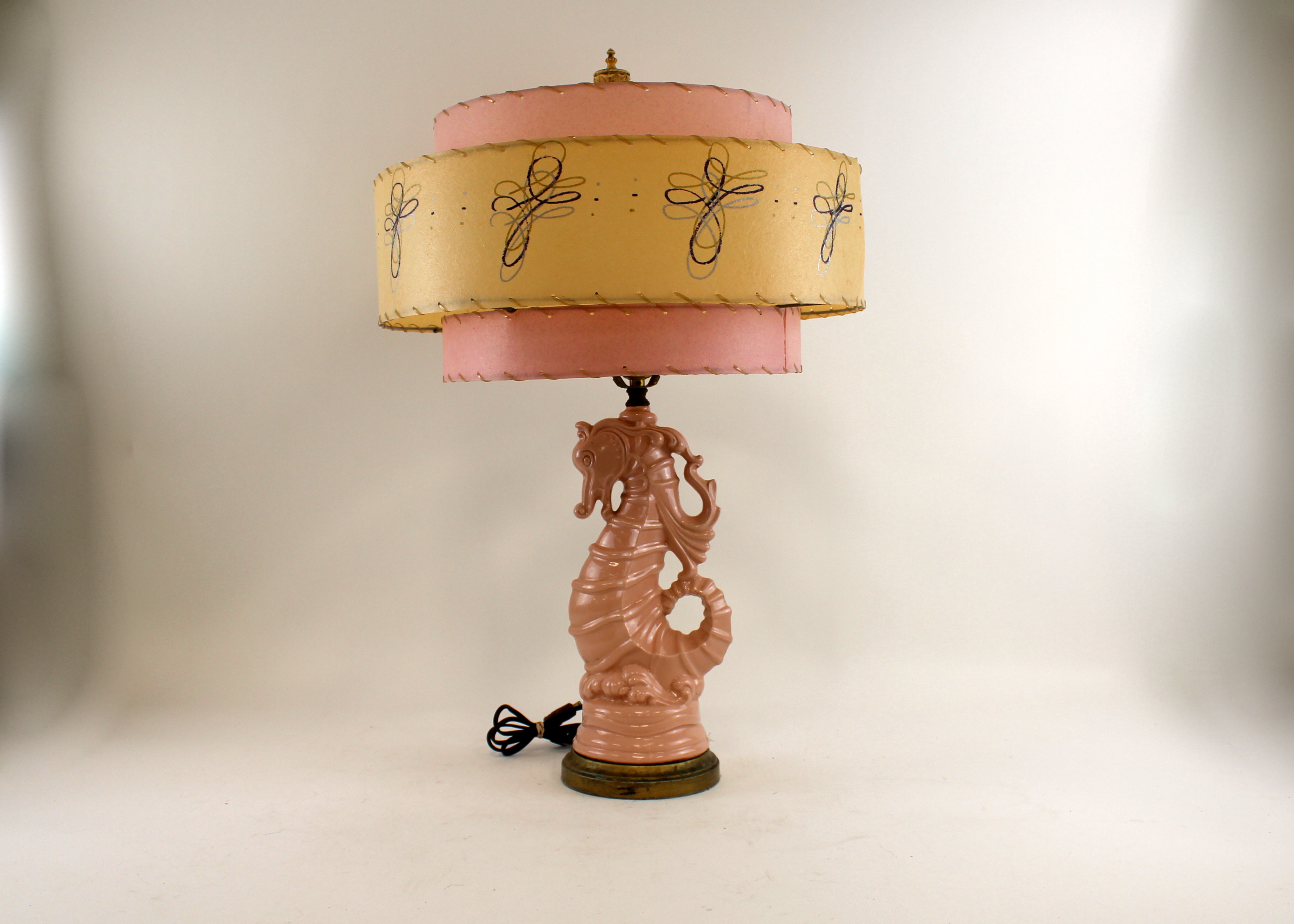 Pink Seahorse Lamp