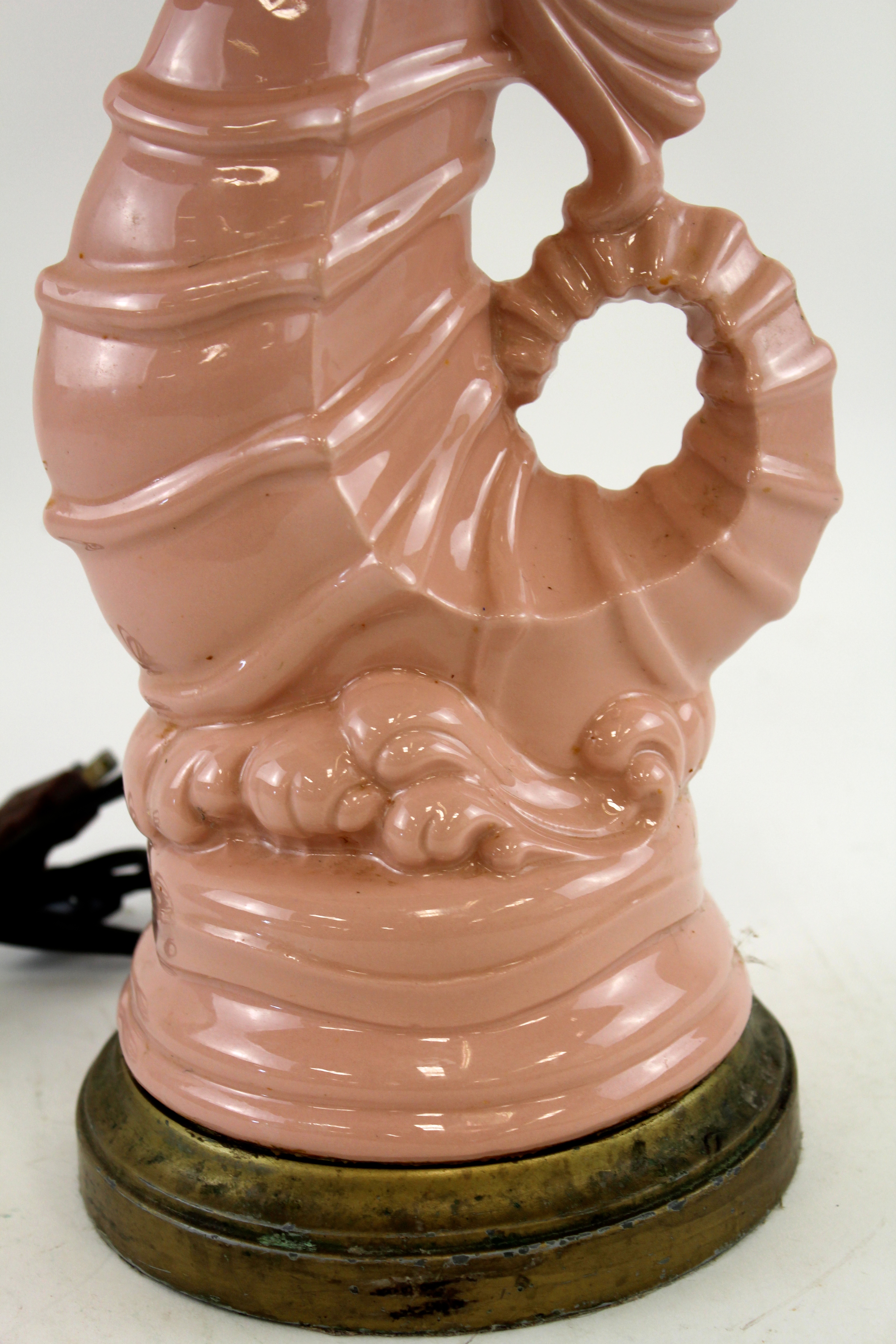 Pink Seahorse Lamp