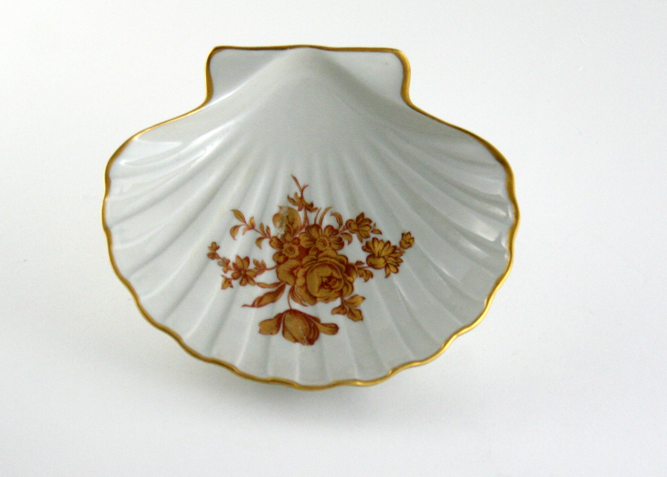 Limoges Shell Trinket Dish