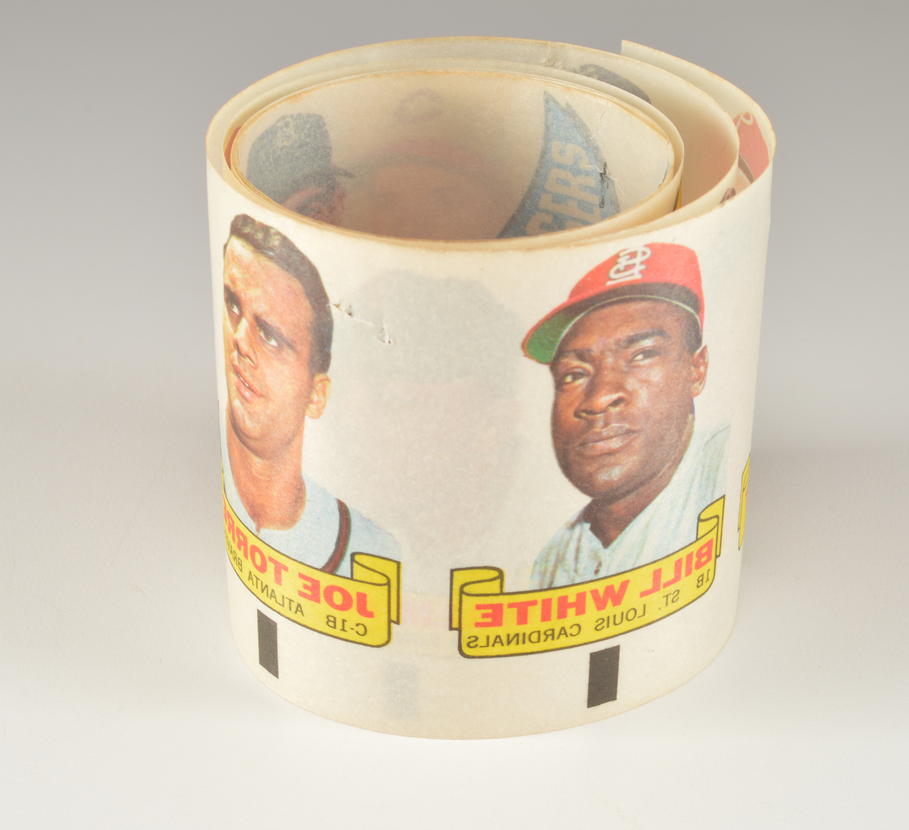 Vintage Hostess Baseball Cards and 1966 Topps Rub Off Strip