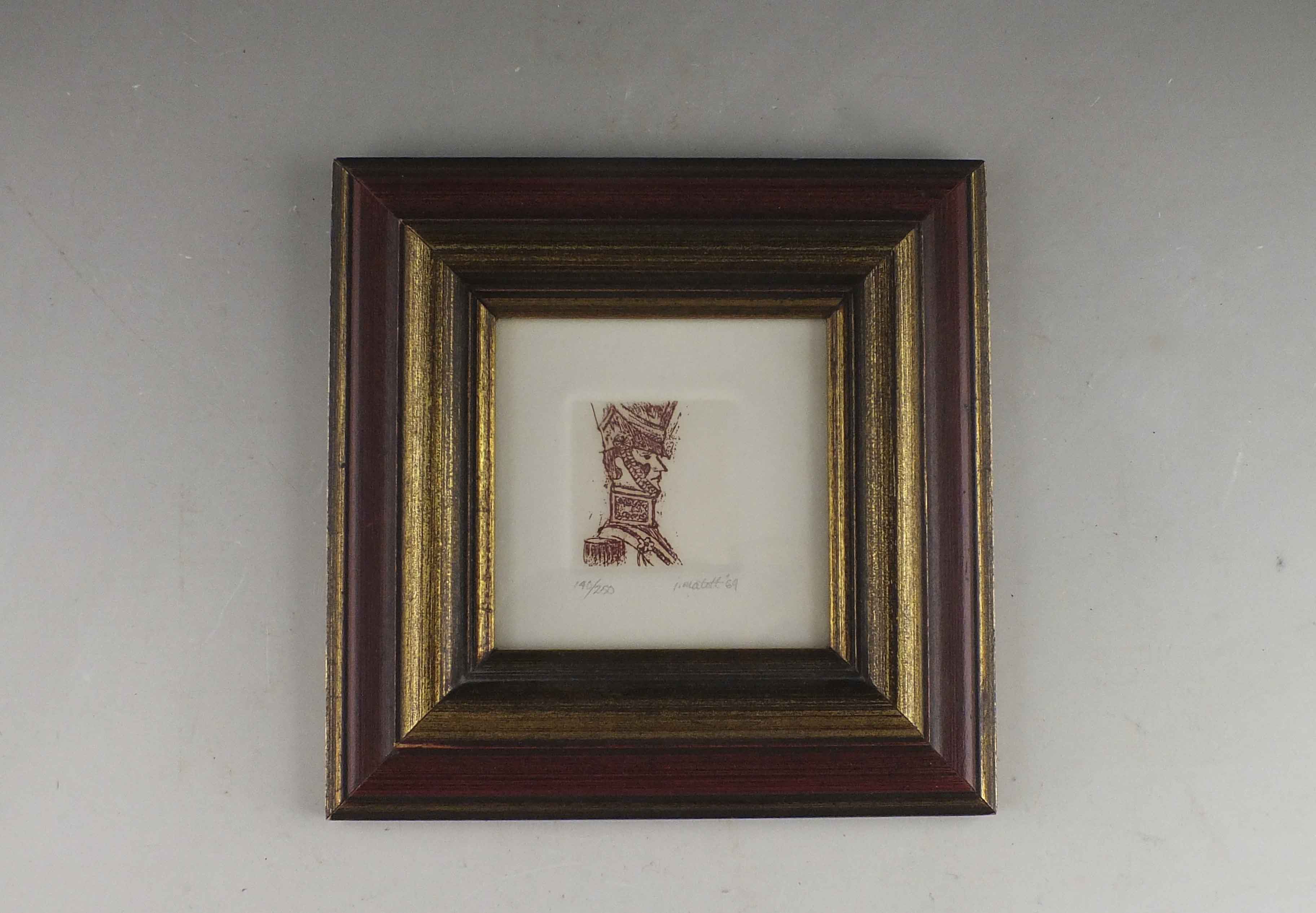 Original 1969 Jack Matott Etching