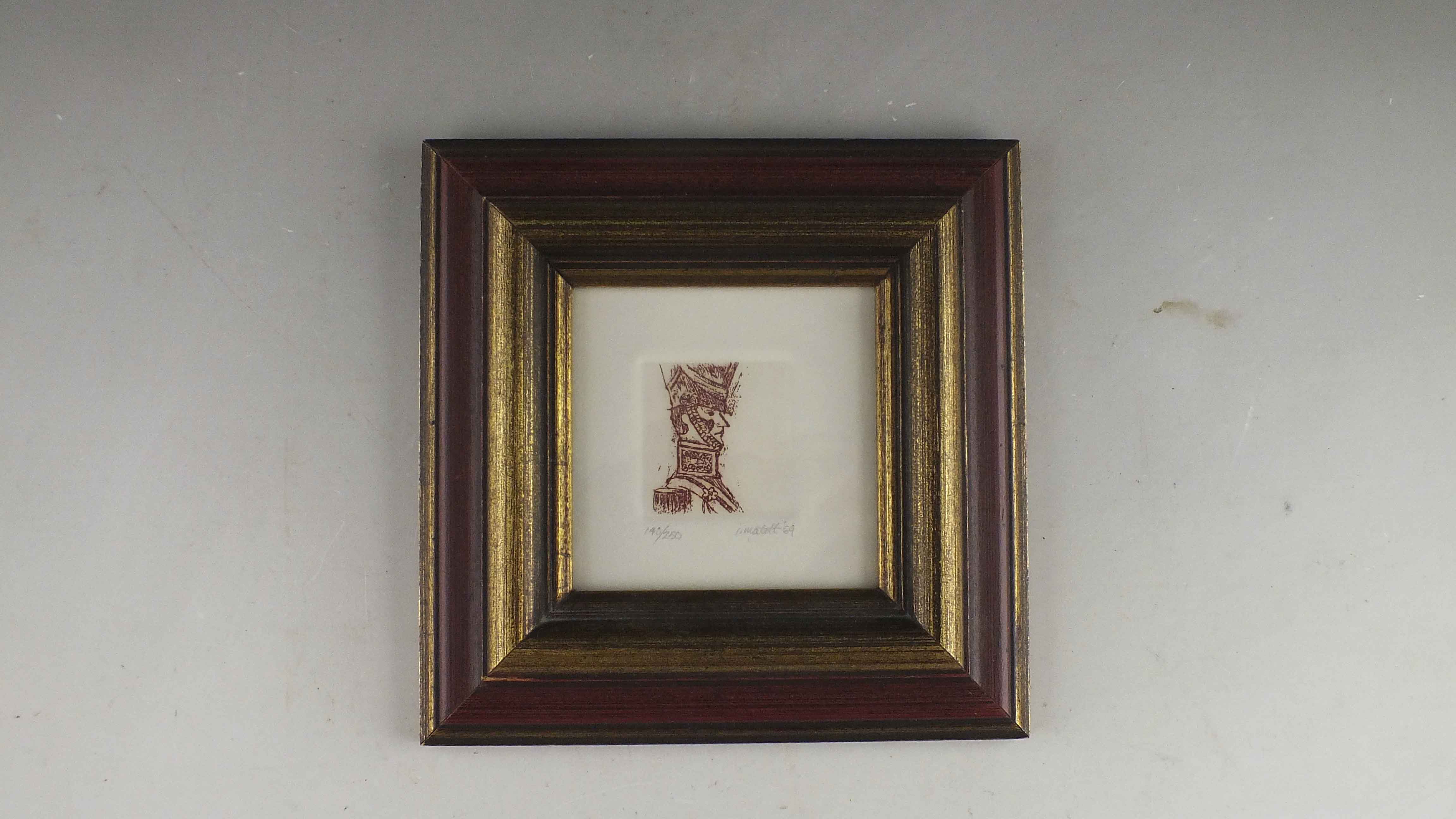 Original 1969 Jack Matott Etching