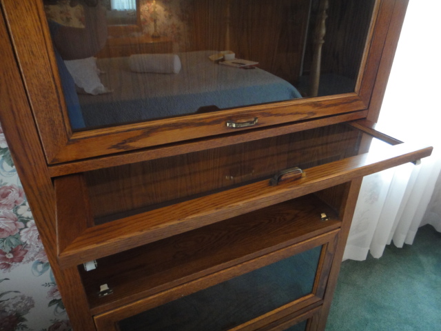 Vintage Oak Barrister Bookcase