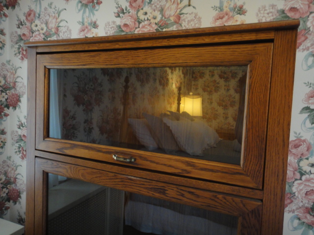 Vintage Oak Barrister Bookcase
