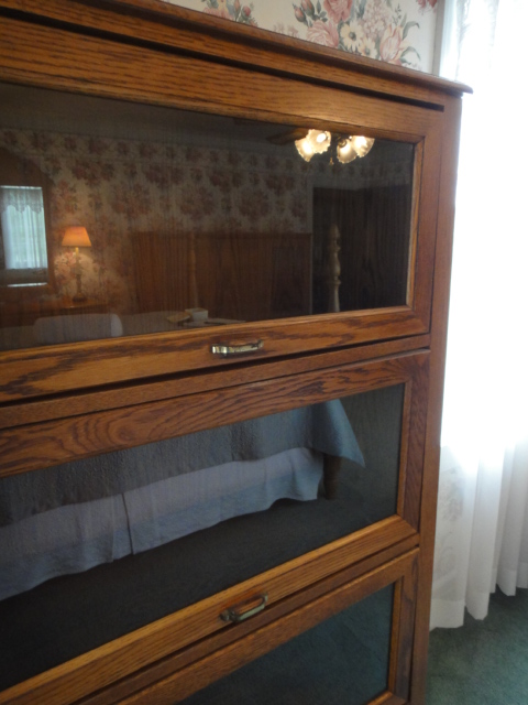 Vintage Oak Barrister Bookcase