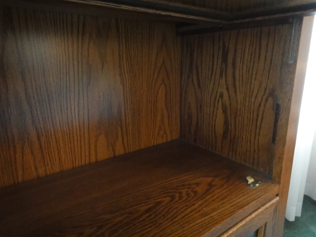 Vintage Oak Barrister Bookcase