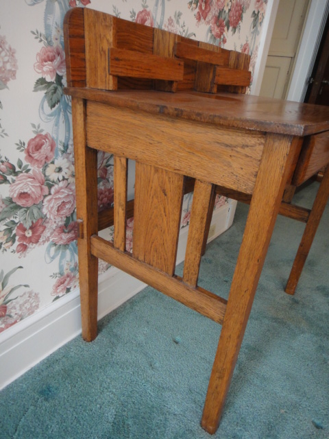 Vintage Mission Style Child's Desk 