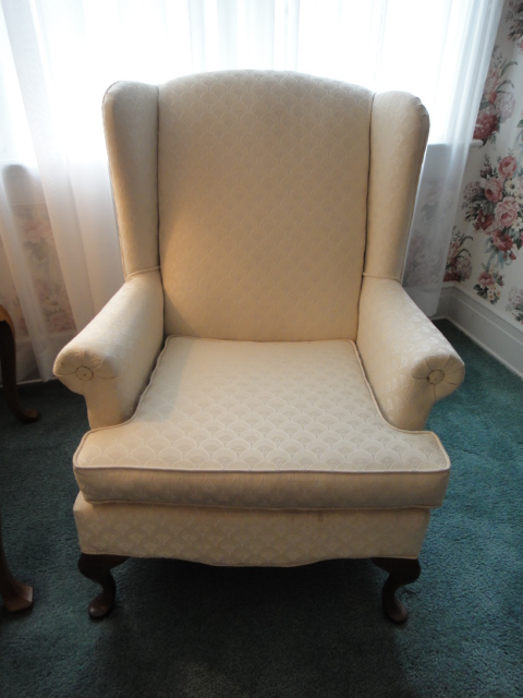 Vintage Victorian Wingback Chair