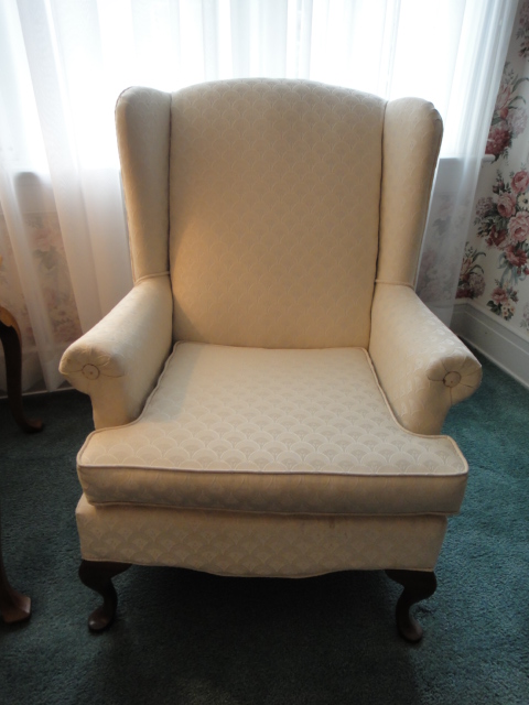 Vintage Victorian Wingback Chair