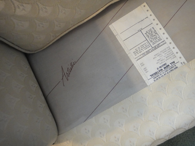 Vintage Victorian Wingback Chair