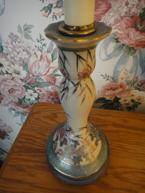 Vintage Candlestick Table Lamp
