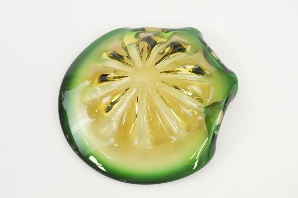 Hand-Blown Glass Shell Dish