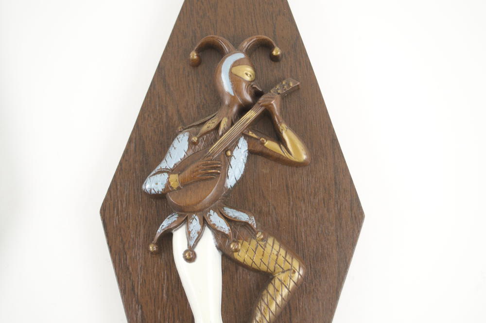 Pair of Jester Wall Decorations