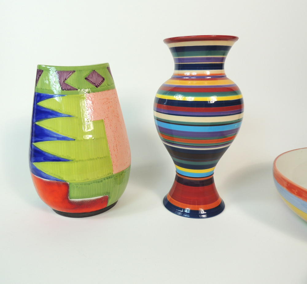 Bright Colored Pottery Collection