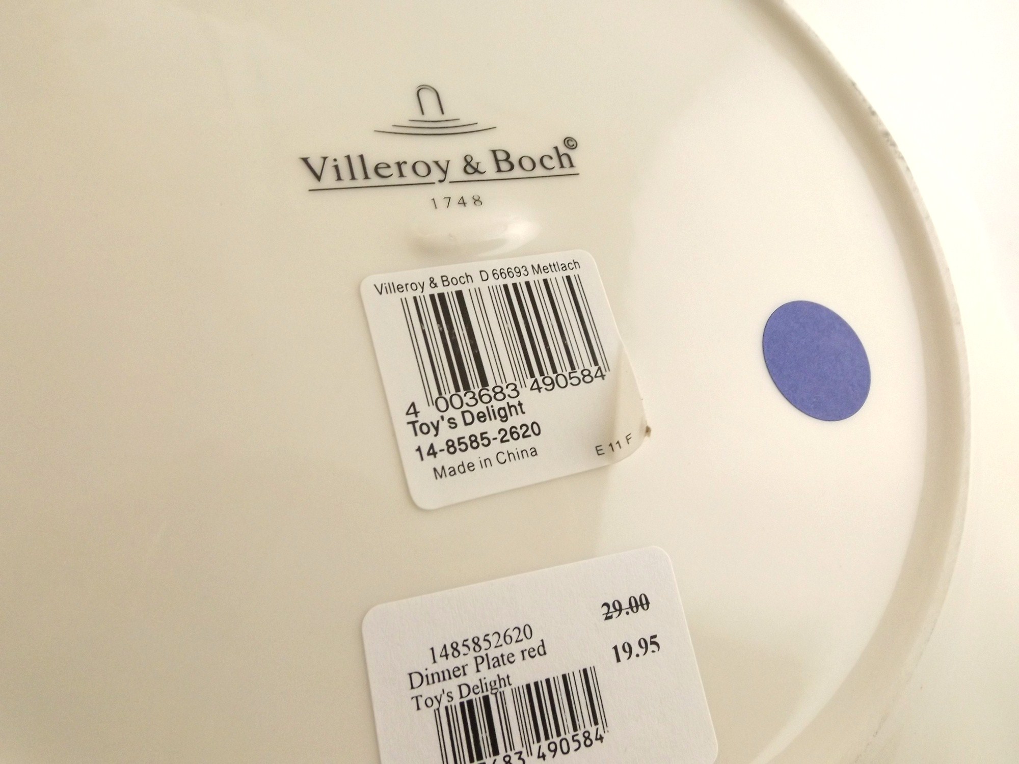 Porcelain Figurines and Villeroy & Boch Plate