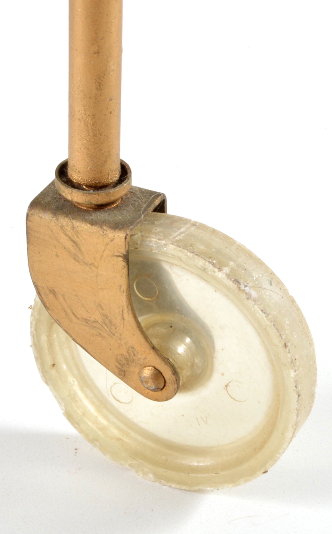 Vintage Metal Rolling Serving Cart