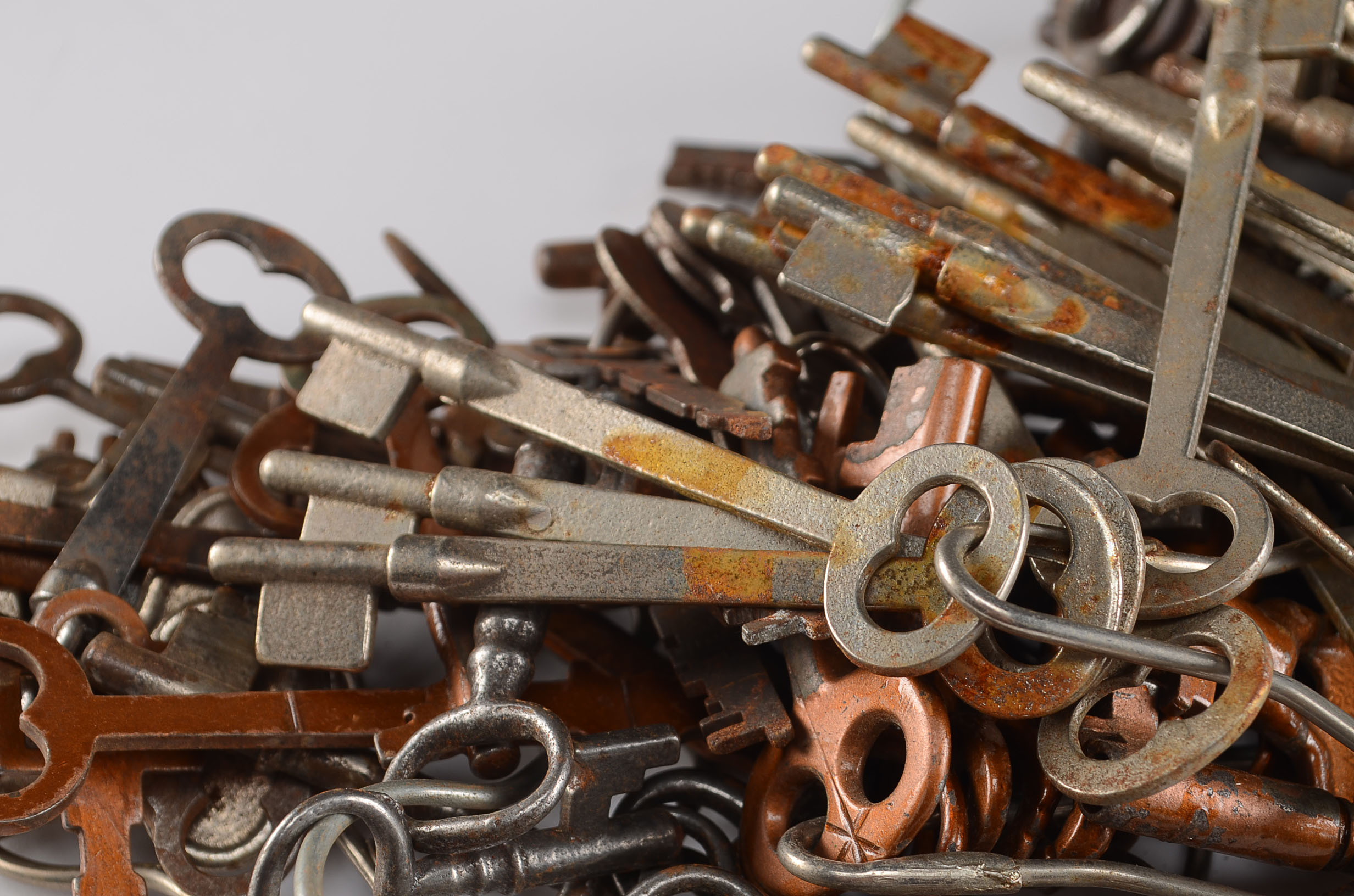 Collection of Vintage and Antique Skeleton Keys