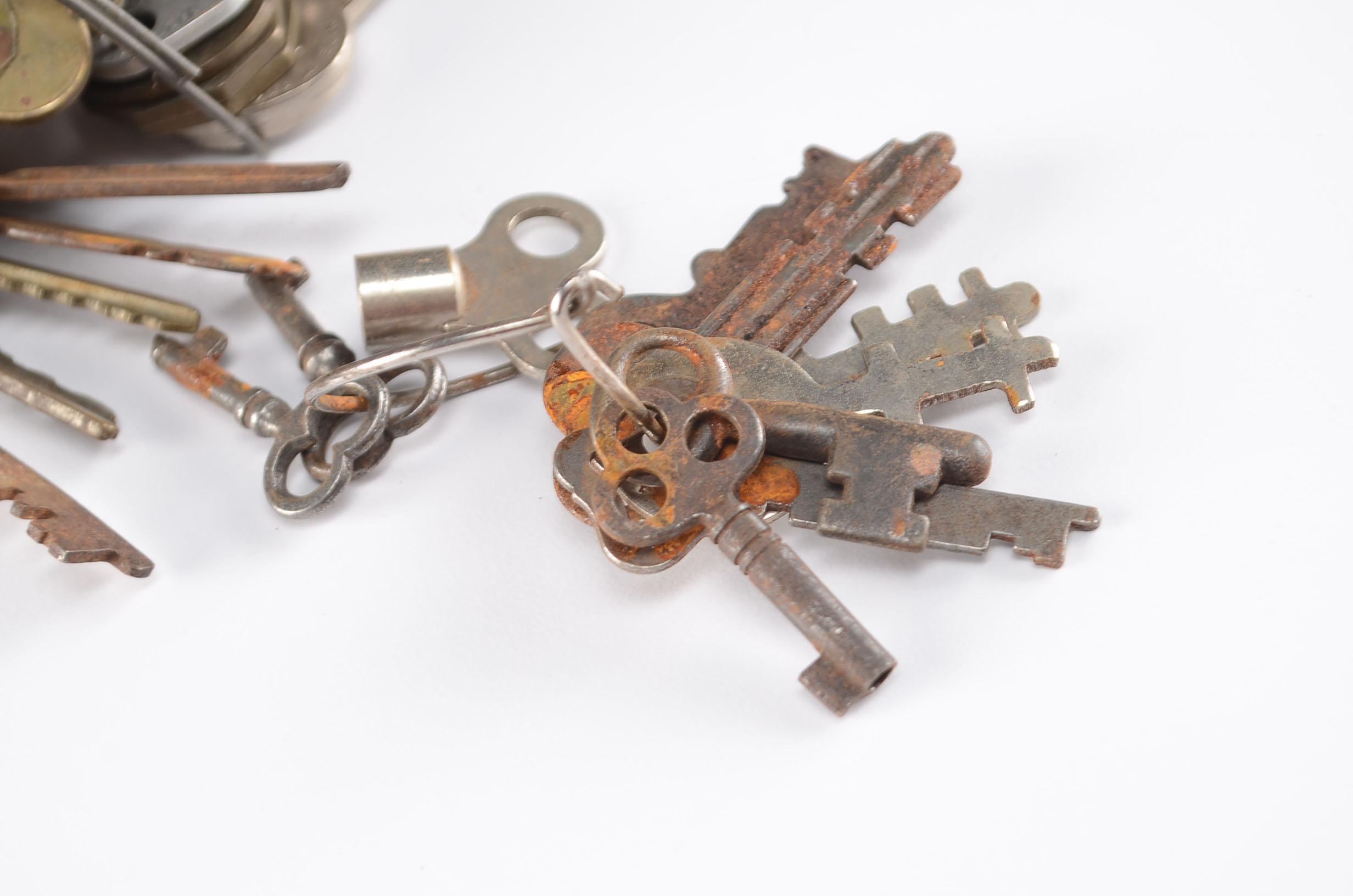 Collection of Vintage and Antique Skeleton Keys