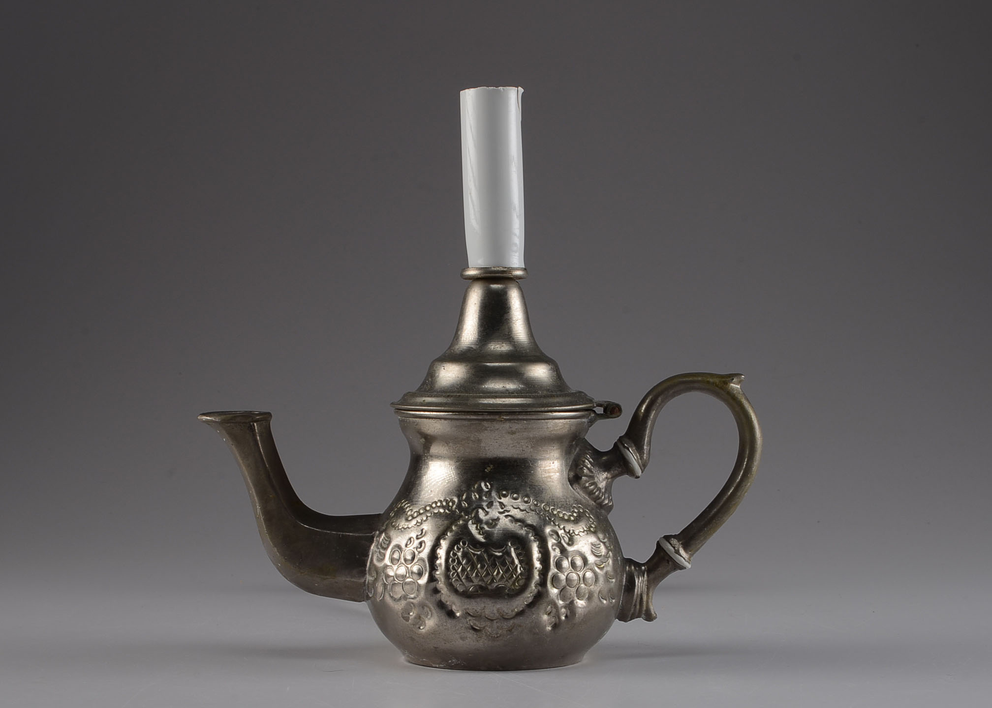 Turkish Repoussé Coffee Pot Lamp