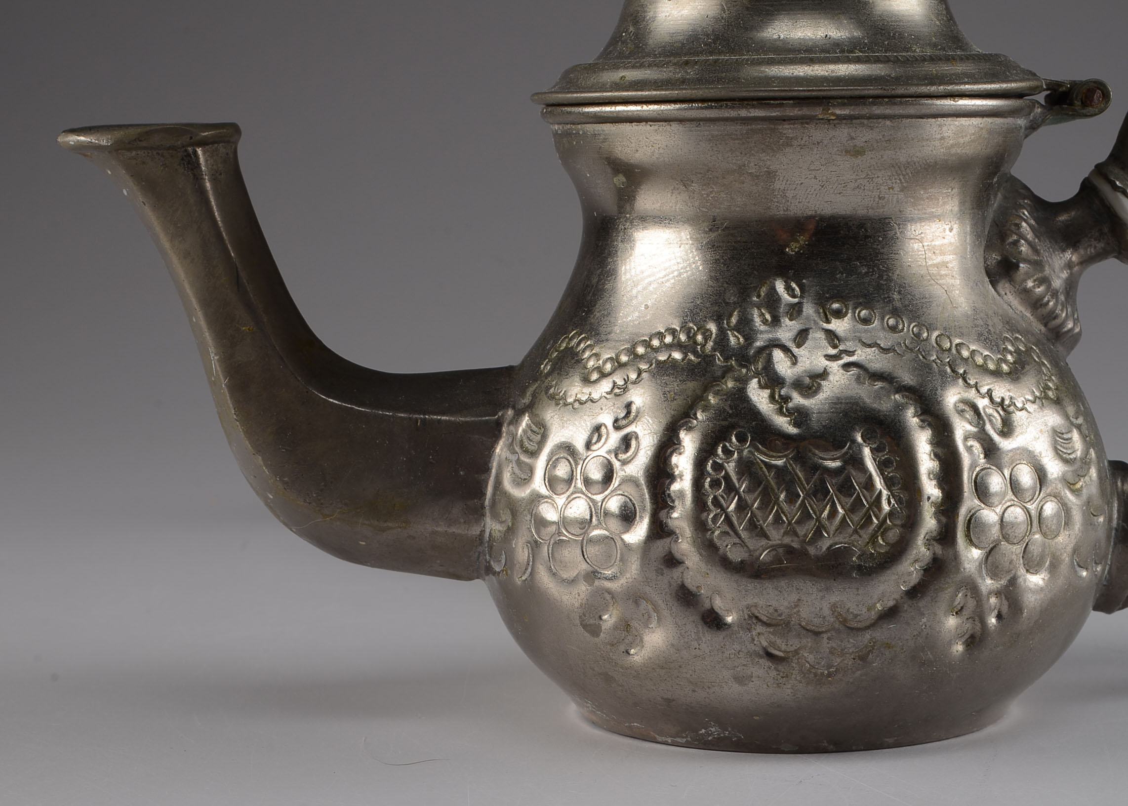 Turkish Repoussé Coffee Pot Lamp