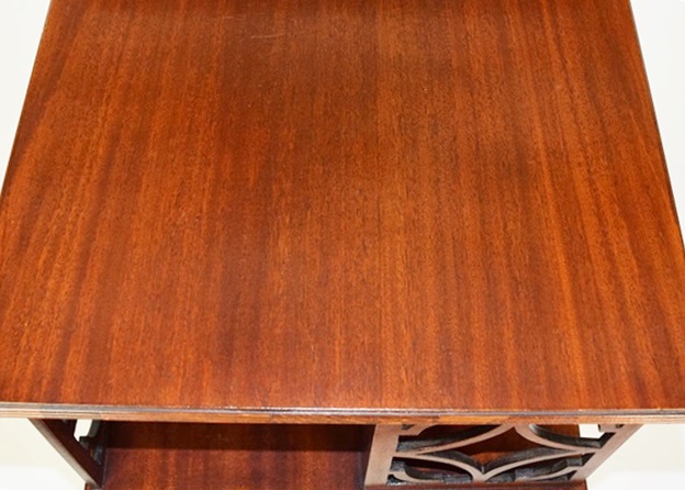 A Vintage Duncan Phyfe Style Rotating Book Table