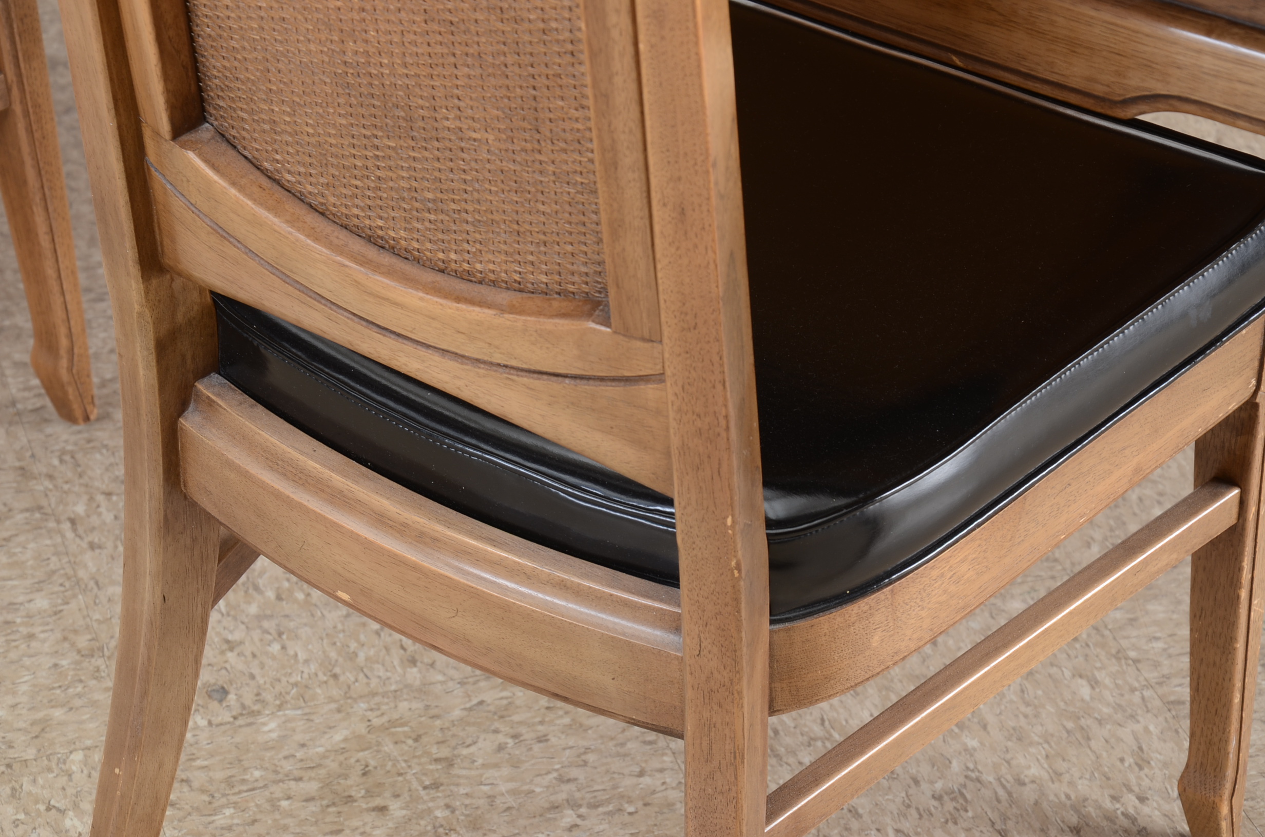 1970s Dining Room Table and Six Chairs