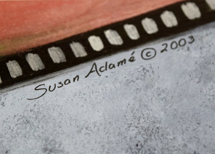 "Pigasso" Flying Pig Shadowbox by California Artist Susan Adame