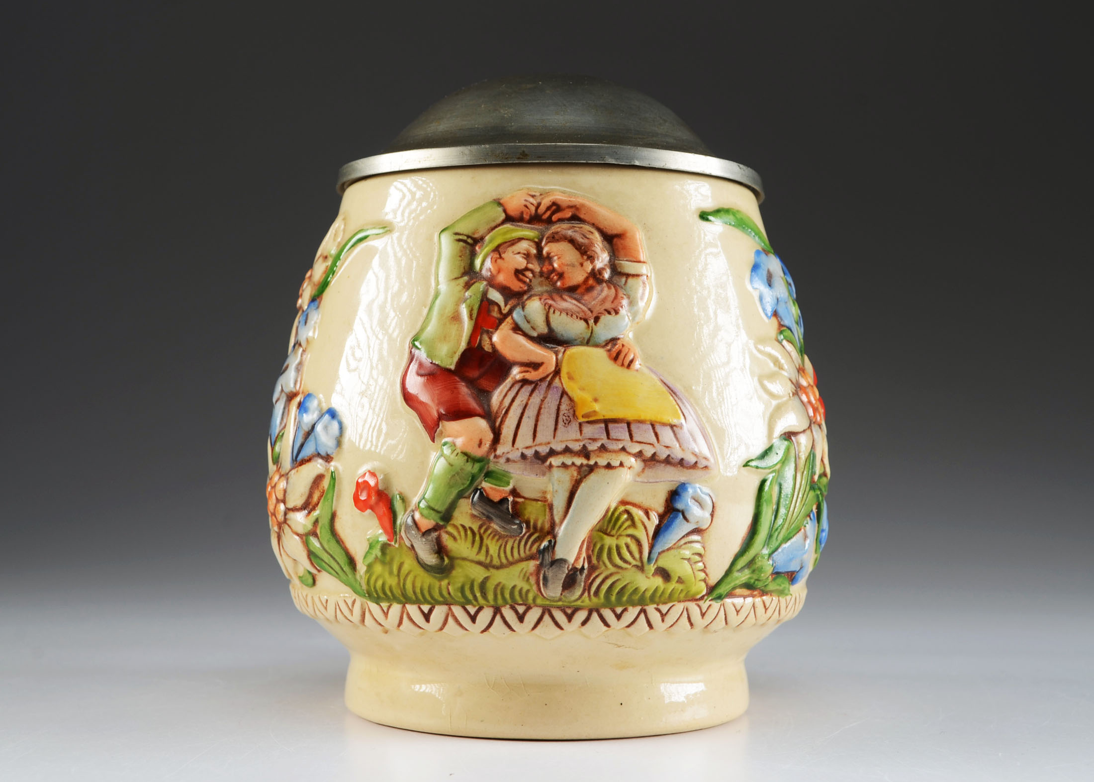 Vintage German Porcelain Beer Stein