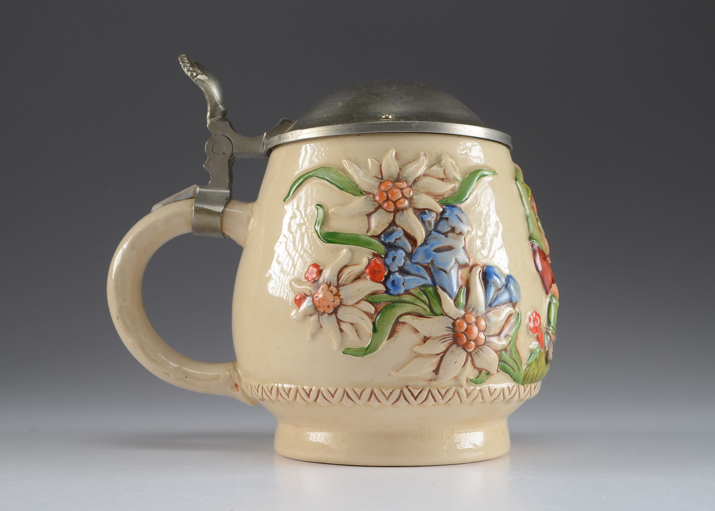 Vintage German Porcelain Beer Stein