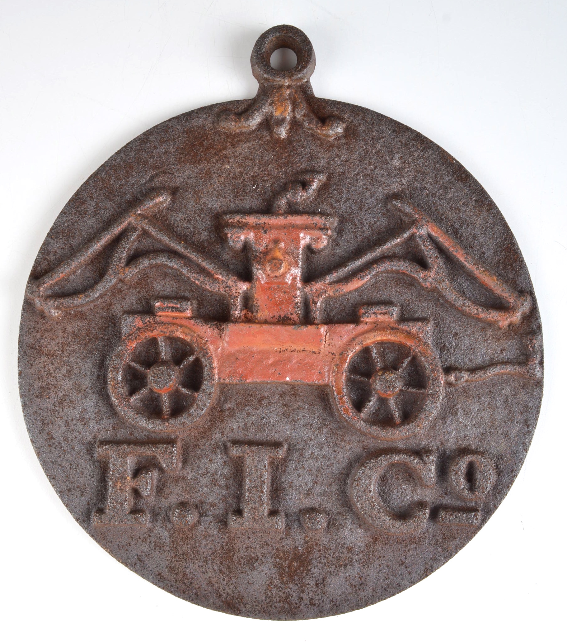 Pair of Fire Insurance Cast Iron Markers