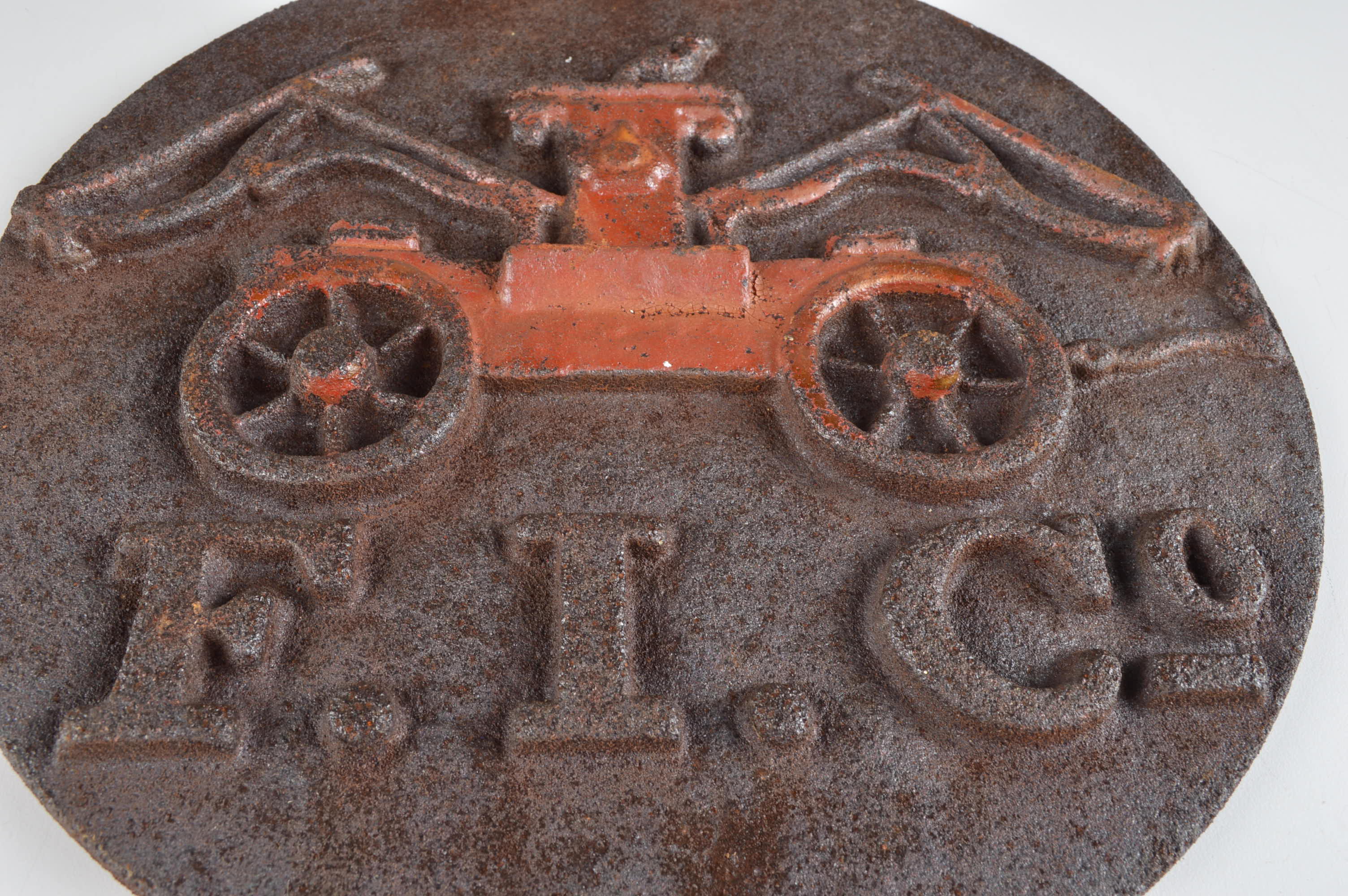 Pair of Fire Insurance Cast Iron Markers