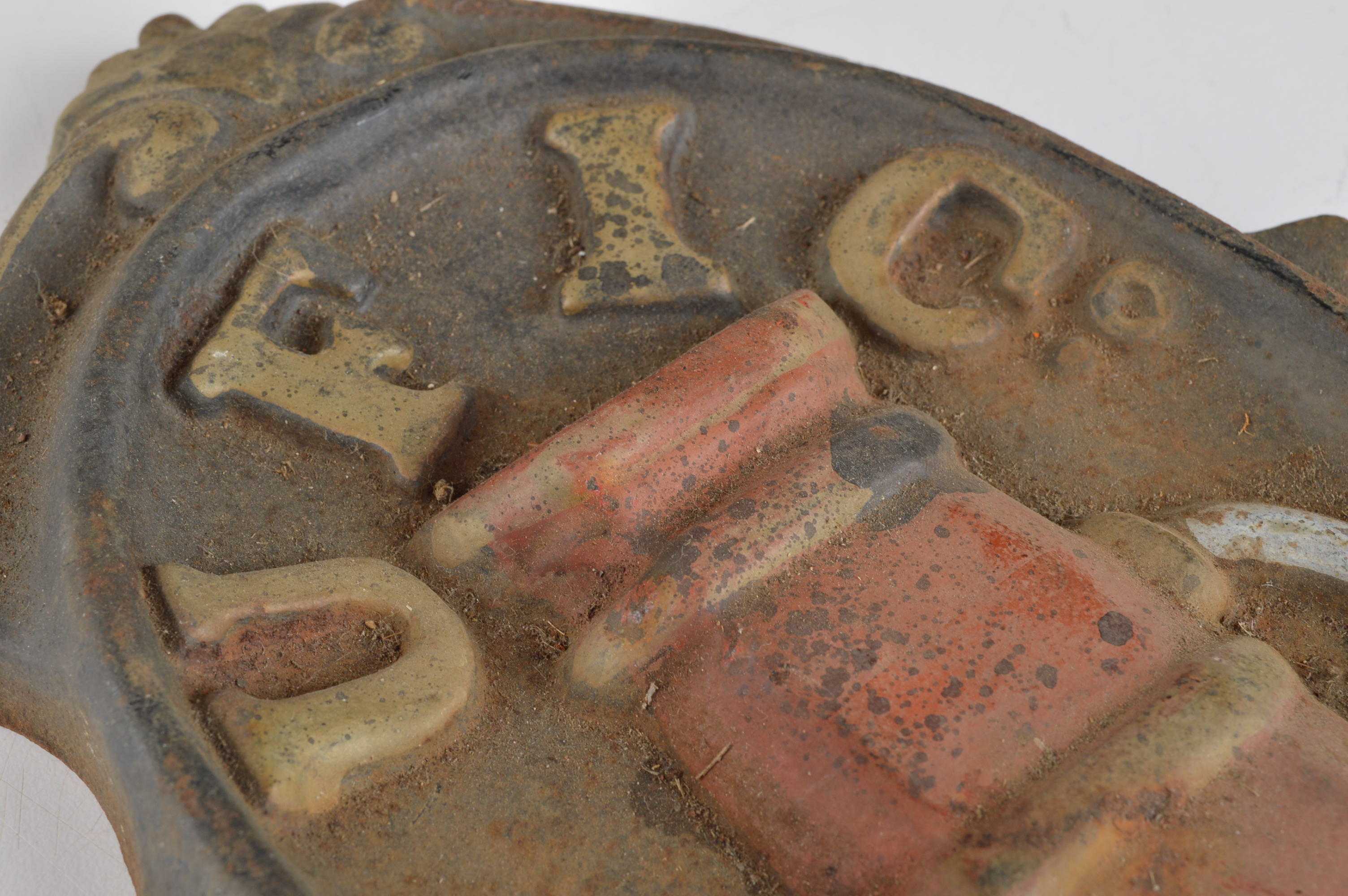 Pair of Fire Insurance Cast Iron Markers