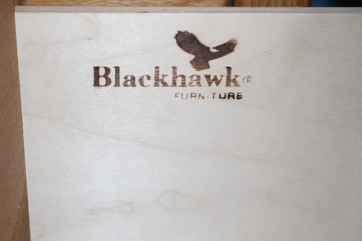 Blackhawk King California Oak Wall Bed with Lighted Nightstands