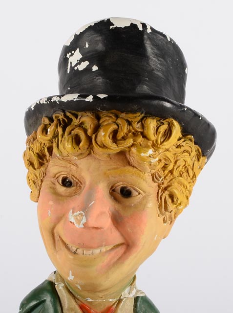 A Cast Plaster Harpo Marx Statue