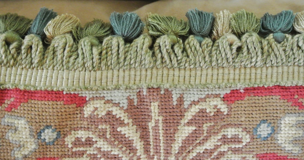 Beautiful William Morris Style Needlepoint Pillows