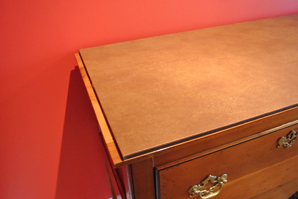 Chippendale Style Yew Wood Sideboard by The Wright Table Company