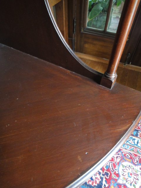 Mahogany Corner Cabinet by Wabash Furniture 