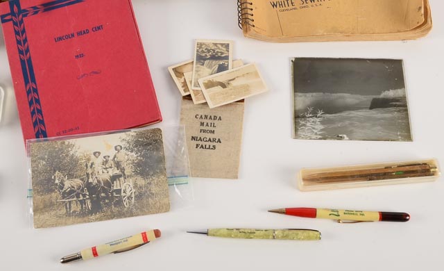 An Assortment of Vintage Desk Items